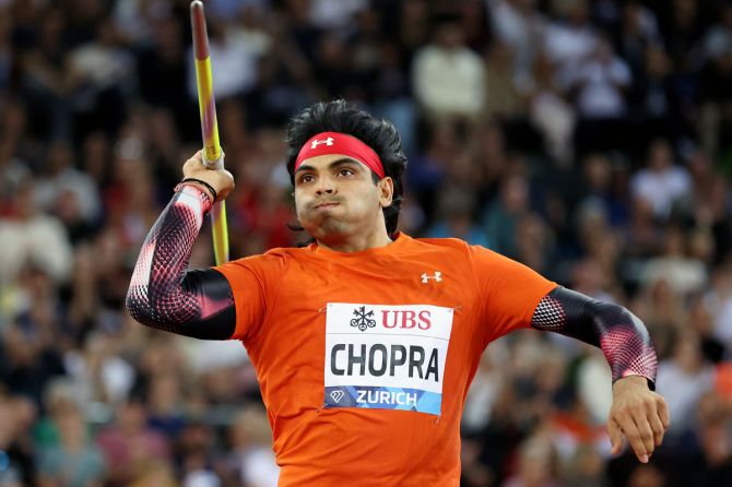 Neeraj Chopra Lausanne Diamond League 2024