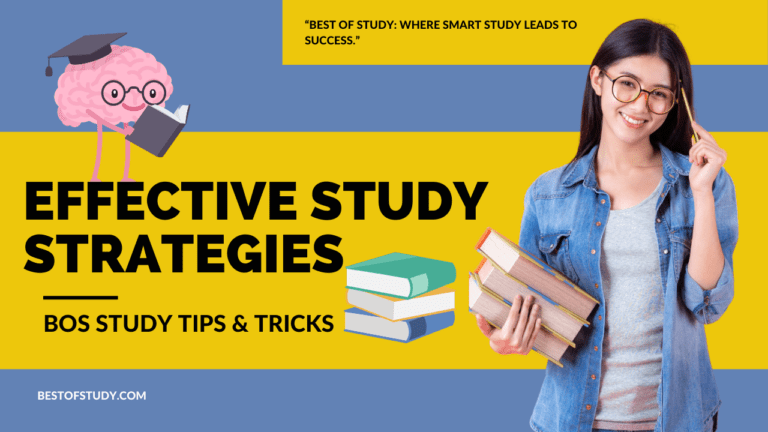 effective study strategies for students